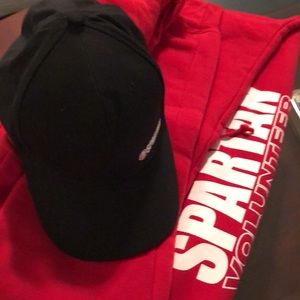 New Spartan sweatshirt and cap!
